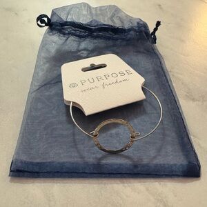 Silver plated cuff bracelet